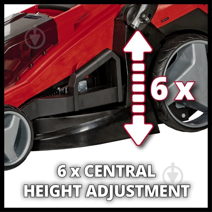 Газонокосилка аккумуляторная Einhell GE-CM 36/43 Li M 3413246 + Аккумулятор зарядное устройство 18V 2х3.0 Ah PXC Start - фото 3