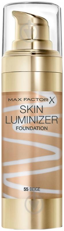 Тональная основа Max Factor Skin Luminizer №55 бежевый 30 мл - фото 1