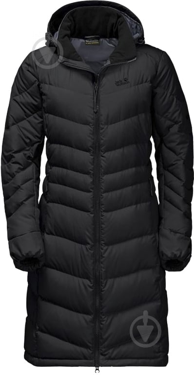 Пальто жіноче зимове Jack Wolfskin SELENIUM COAT 1202081-6000 р.S чорне - фото 1