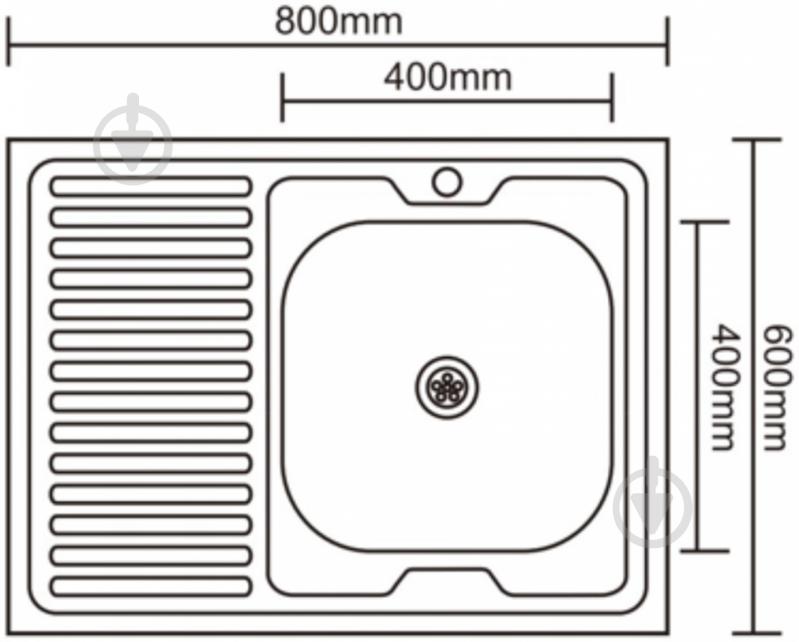 Мойка для кухни Mixxen MX8060ST-L - фото 3