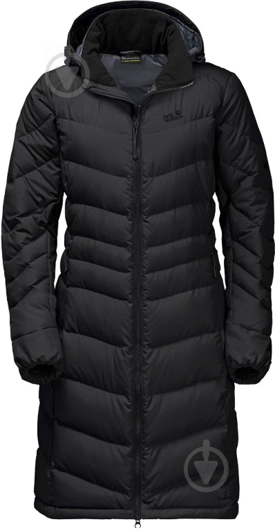 Пальто женское зимнее Jack Wolfskin SELENIUM COAT 1202081-6000 р.M черное - фото 1