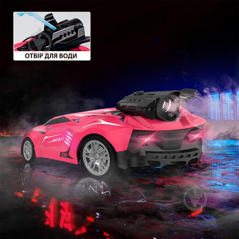 Автомобіль на р/к Sulong Toys Spray Car Sport рожевий 1:24 SL-354RHP - фото 8