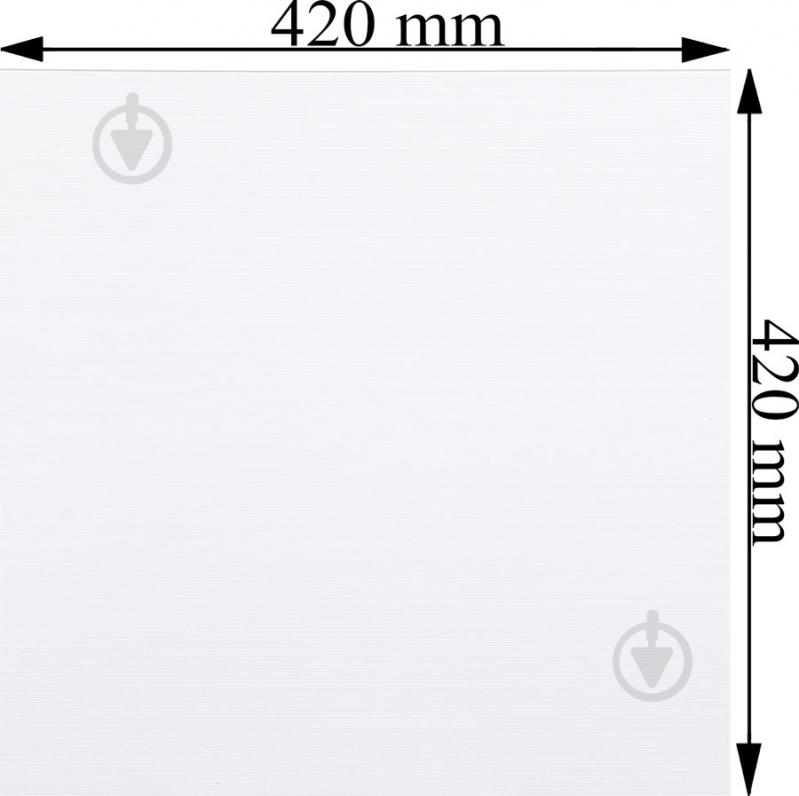 Плитка Opoczno Авангарде белый 42x42 - фото 4