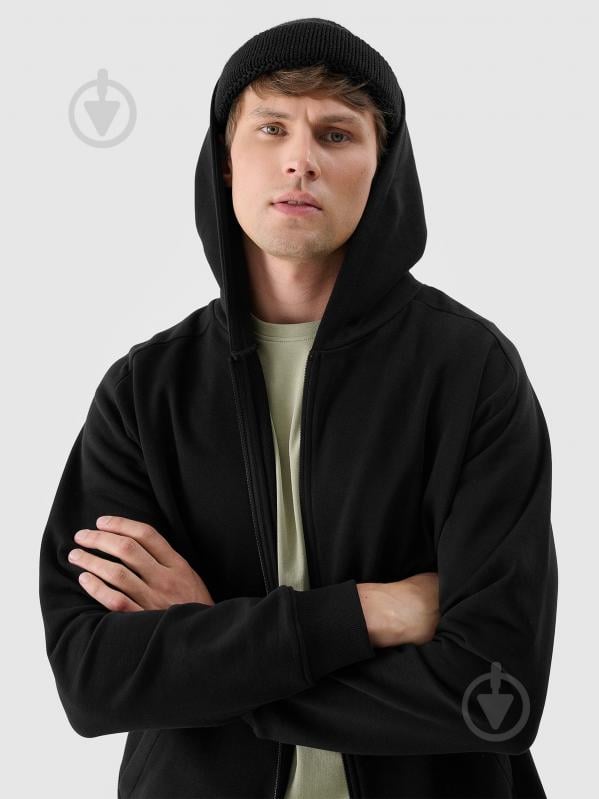 Джемпер 4F 4FWSS25TSWSM1584-20S р.S чорний - фото 2 Джемпер 4F 4FWSS25TSWSM1584-20S р.S чорний - фото 2