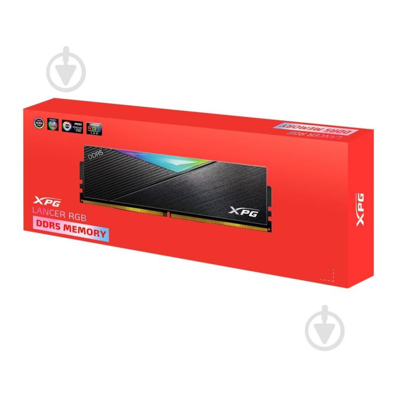 Оперативна пам'ять ADATA DDR5 SDRAM 32 GB (2x16GB) 5200 MHz (AX5U5200C3816G-DCLARBK) - фото 8