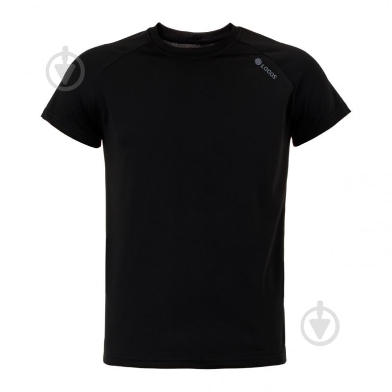 Футболка мужская LOGOS-Tac з COOLMAX 04-09-00-0071 р.2XL [019] Black - фото 1