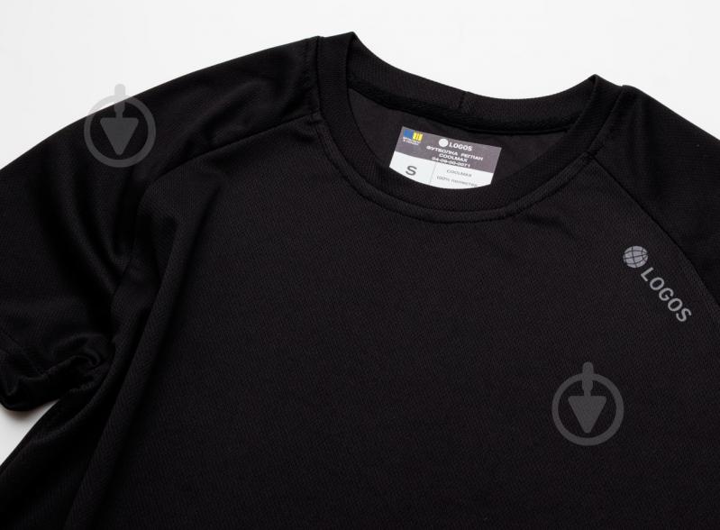 Футболка мужская LOGOS-Tac з COOLMAX 04-09-00-0071 р.2XL [019] Black - фото 2