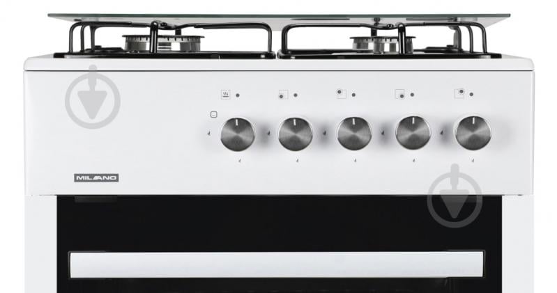 Плита газова Milano ML60 G1/07 біла - фото 4 Плита газова Milano ML60 G1/07 біла - фото 4