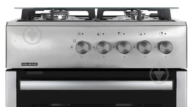 Плита газовая Milano ML60 G1/07 С нержавіюча сталь - фото 2