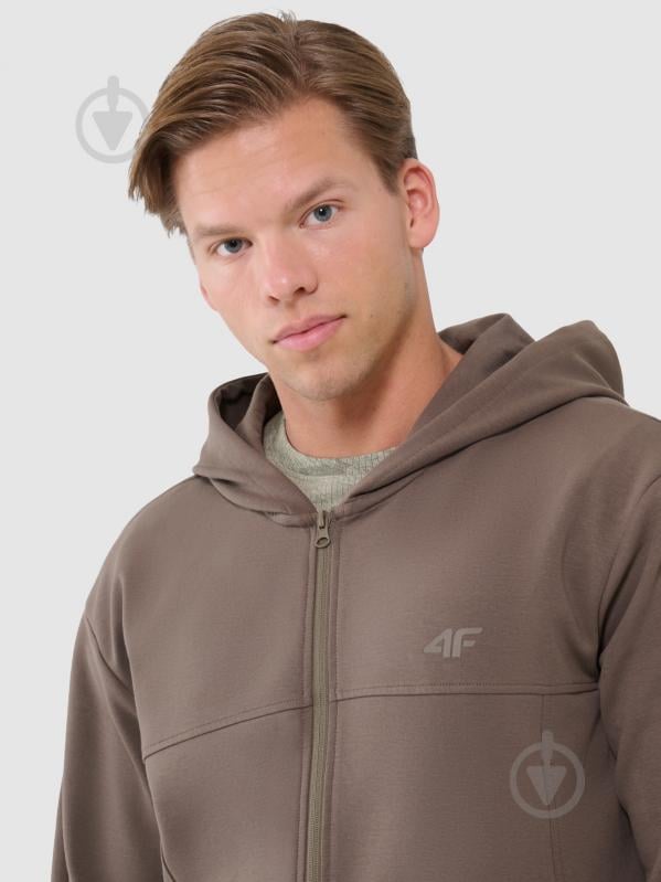 Джемпер 4F SWEATSHIRT M1537 4FWSS25TSWSM1537-80S р.XL коричневый - фото 4