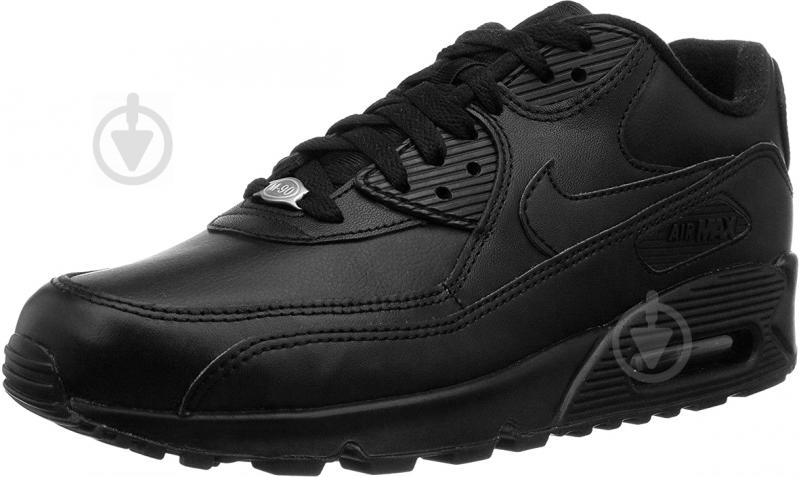 Кроссовки мужские зимние Nike AIR MAX 90 LEATHER 302519-001 р.44 черные - фото 2