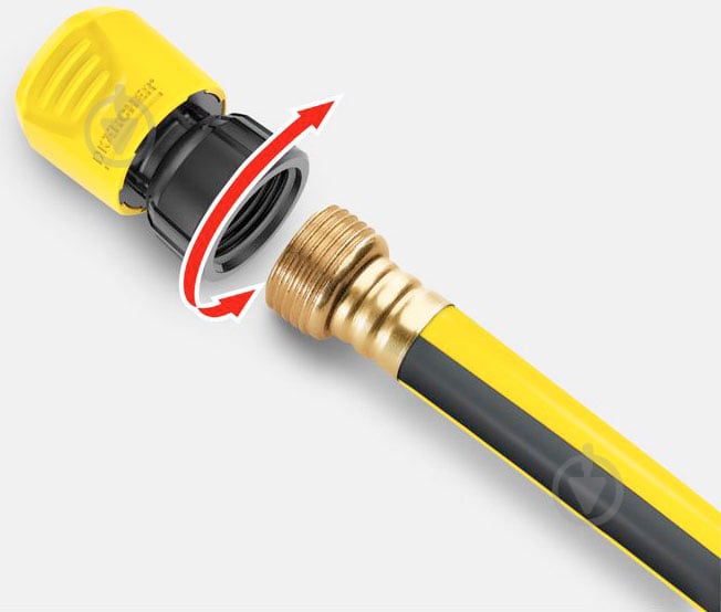 Штуцер для шланга Karcher 3/4 " з конектором Aqua-Stop - фото 2