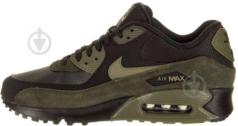 Кросівки чоловічі зимові Nike AIR MAX 90 LEATHER 302519-014 р.44,5 чорні - фото 2