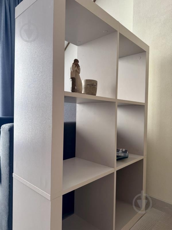 Этажерка пристенная Inteo в гостинную Микс 2х3 1146х792х290 мм кашемир - фото 2