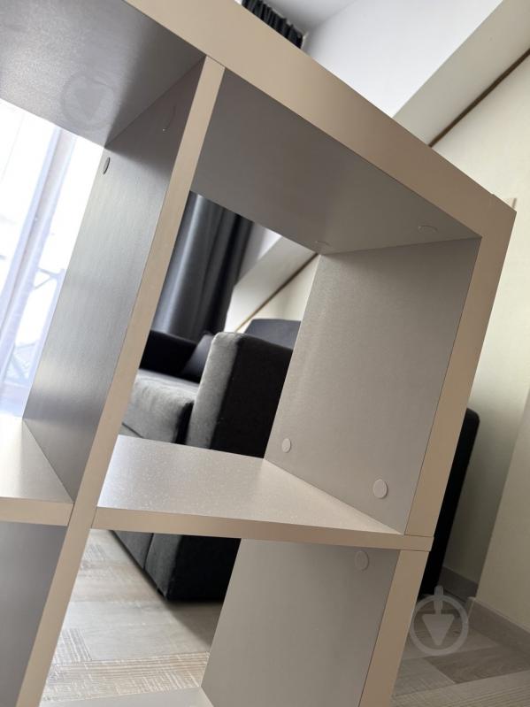 Этажерка пристенная Inteo в гостинную Микс 2х3 1146х792х290 мм кашемир - фото 3