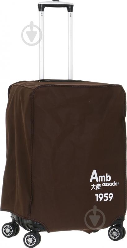 Чемодан Ambassador A8573 черный Black S - фото 8