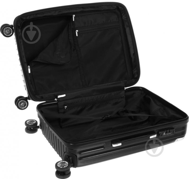 Чемодан Ambassador A8573 черный Black S - фото 5