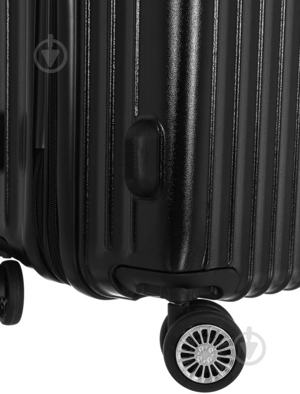 Чемодан Ambassador A8573 черный Black S - фото 7