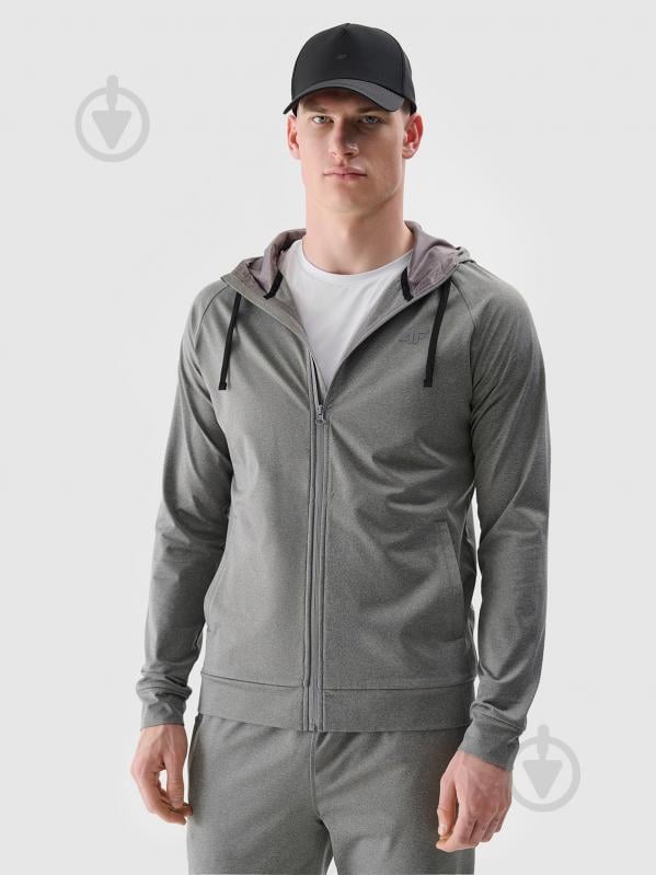 Джемпер 4F SWEATSHIRT FNK M512 4FWSS25TFSWM512-25M р.XL сірий - фото 1 Джемпер 4F SWEATSHIRT FNK M512 4FWSS25TFSWM512-25M р.XL сірий - фото 1