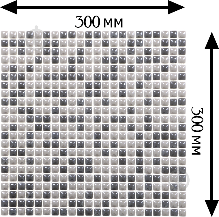 Мозаика Intermatex Royal Grey 30х30 - фото 4