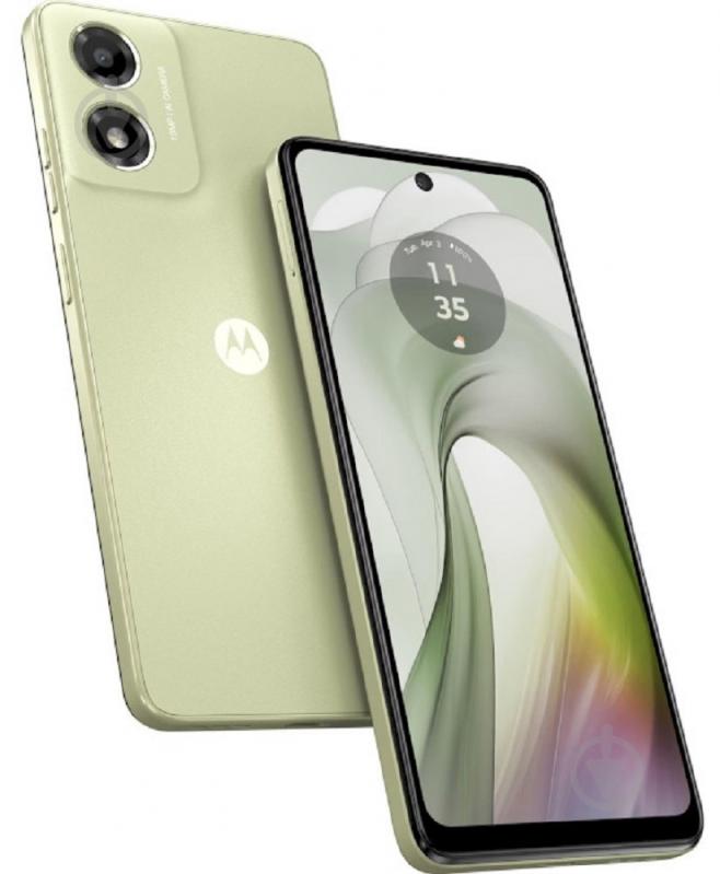 Смартфон Motorola E14 2/64GB pastel green (1073060) - фото 5