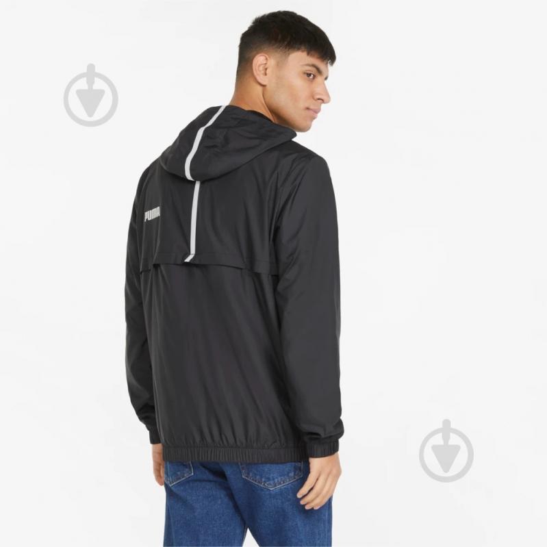 Ветровка мужская Puma ESS SOLID WINDBREAKER 84748401 р.L черная - фото 2 Ветровка мужская Puma ESS SOLID WINDBREAKER 84748401 р.L черная - фото 2
