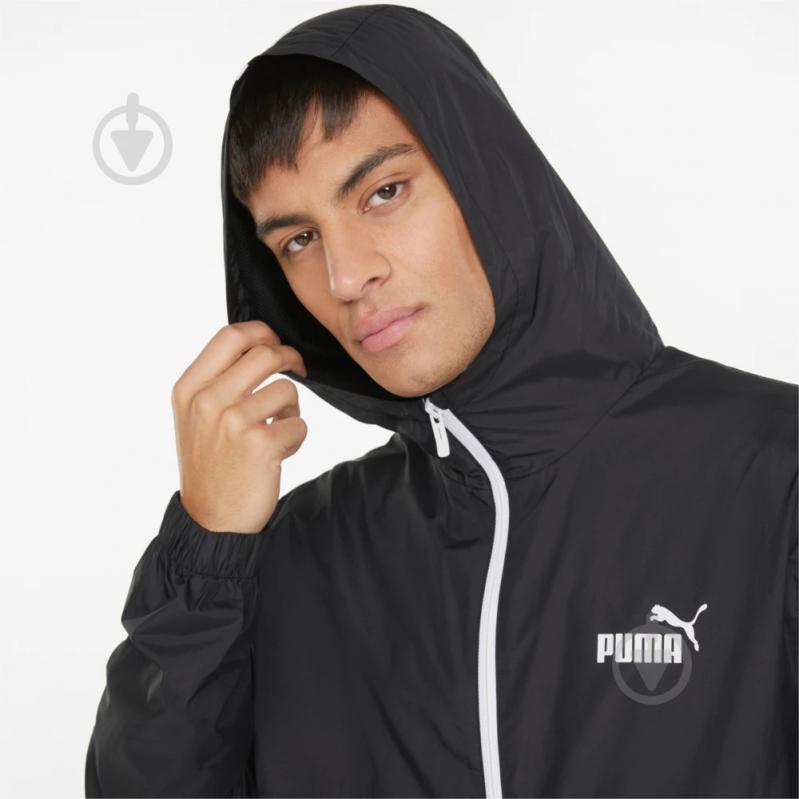 Ветровка мужская Puma ESS SOLID WINDBREAKER 84748401 р.L черная - фото 6 Ветровка мужская Puma ESS SOLID WINDBREAKER 84748401 р.L черная - фото 6