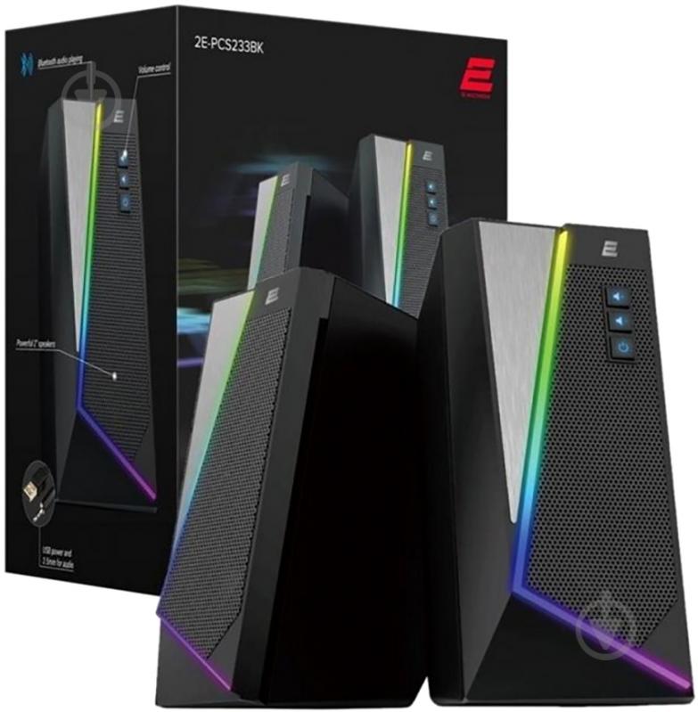 Акустична система 2E PCS233BK 2.0 black - фото 1