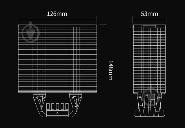 Процессорный кулер PcСooler GI-X4S - фото 8