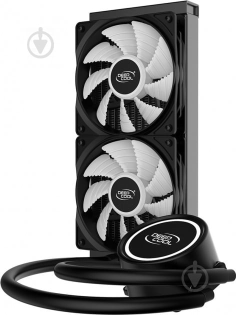 Система водного охлаждения Deepcool GAMMAXX L240 T WHITE - фото 3