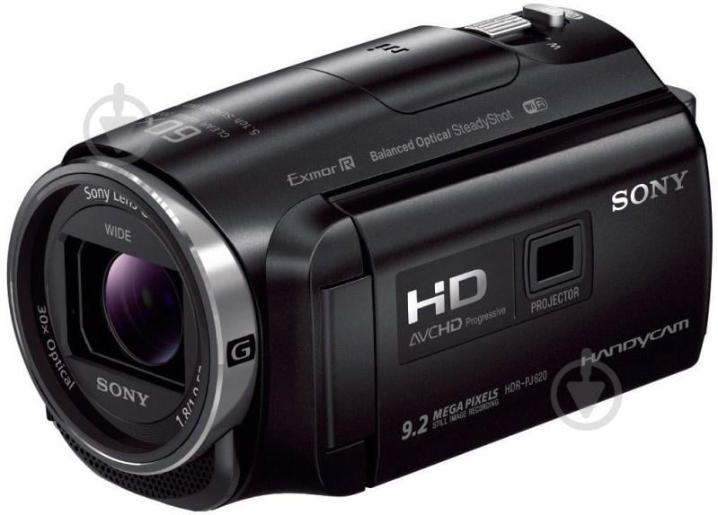 Видеокамера Sony Handycam HDR-PJ620 со встроенным проектором (HDRPJ620B.CEE) - фото 1