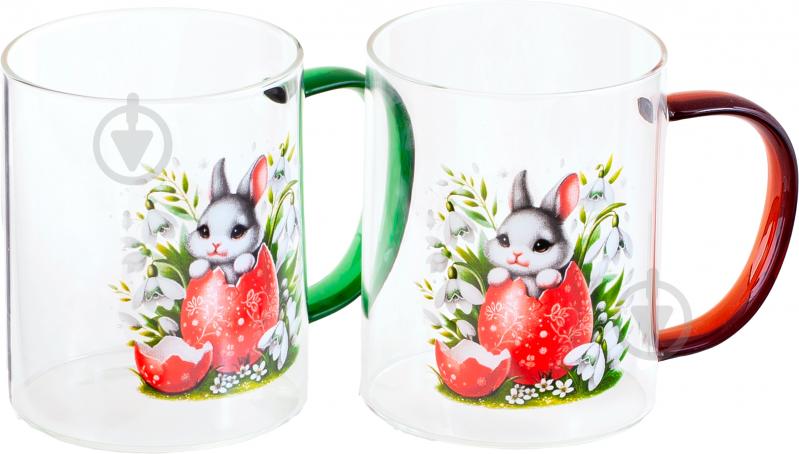 Набор чашек Viva Easter Rabbit A 2x430 мл (BCR80100H) - фото 1