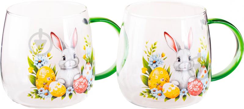 Набор чашек Viva Easter Rabbit В 2x420 мл (BCR7590R) - фото 1