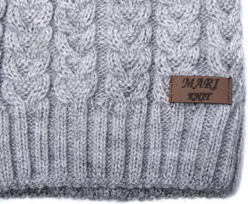 Шапочка дитяча унісекс Mari-Knit 822 р.48-50 сірий - фото 3