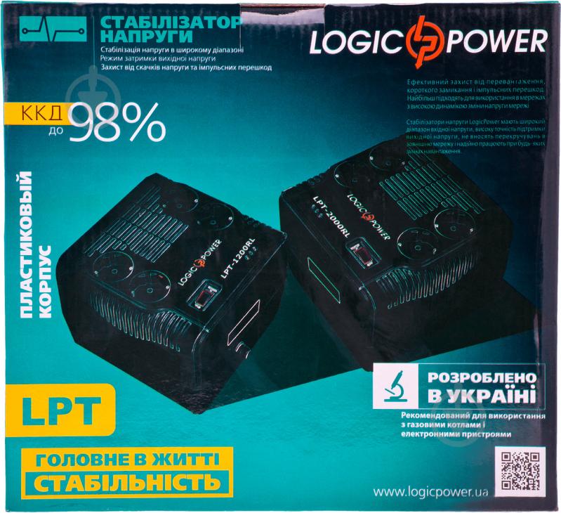 Стабилизатор напряжения LogicPower LPT-1000RV (700W) - фото 3