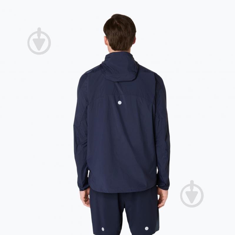 Куртка мужская Asics Road Packable Jacket midnight 2011D084-401 р.L синий - фото 10