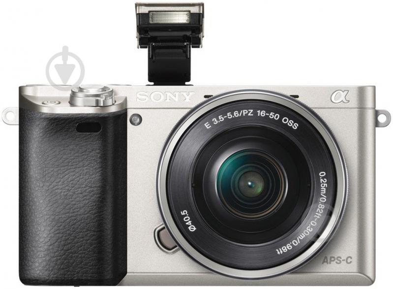 Фотоаппарат Sony Alpha 6000 16-50mm Kit silver - фото 3