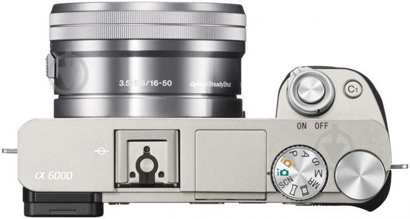 Фотоаппарат Sony Alpha 6000 16-50mm Kit silver - фото 5
