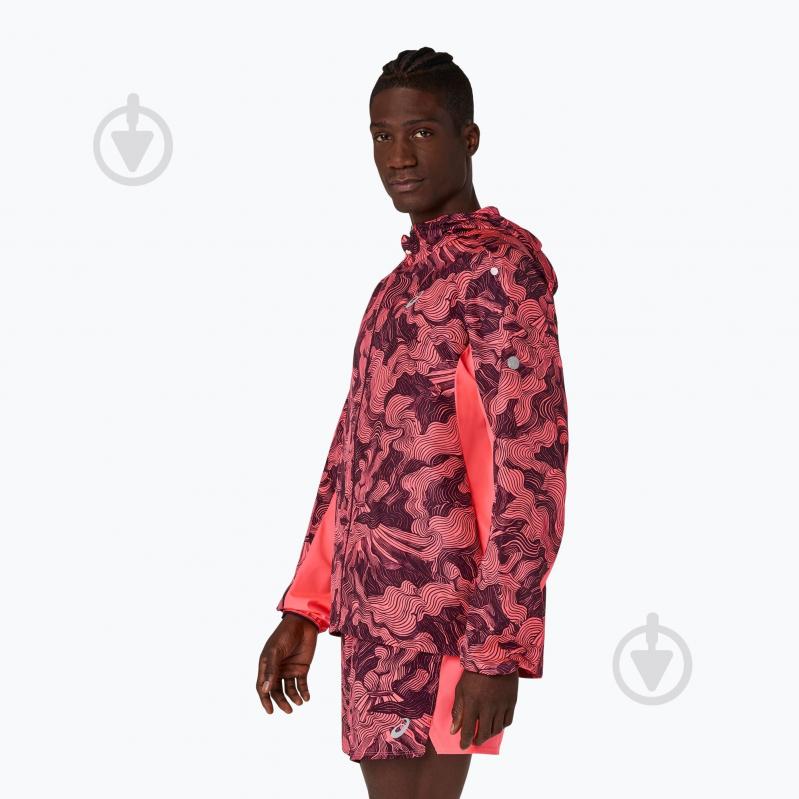 Куртка мужская Asics Fujitrail Packable Jacket 2011D524-700 р.M розовый - фото 29