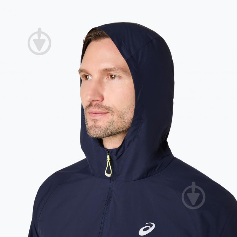 Куртка мужская Asics Road Packable Jacket midnight 2011D084-401 р.S синий - фото 7