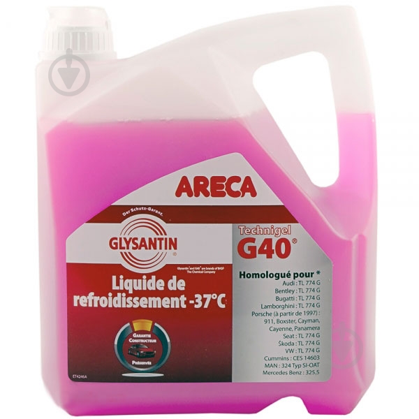 Антифриз Areca TECHNIGEL від -30 до +40 готовий 4 л рожевий (560455) - фото 1
