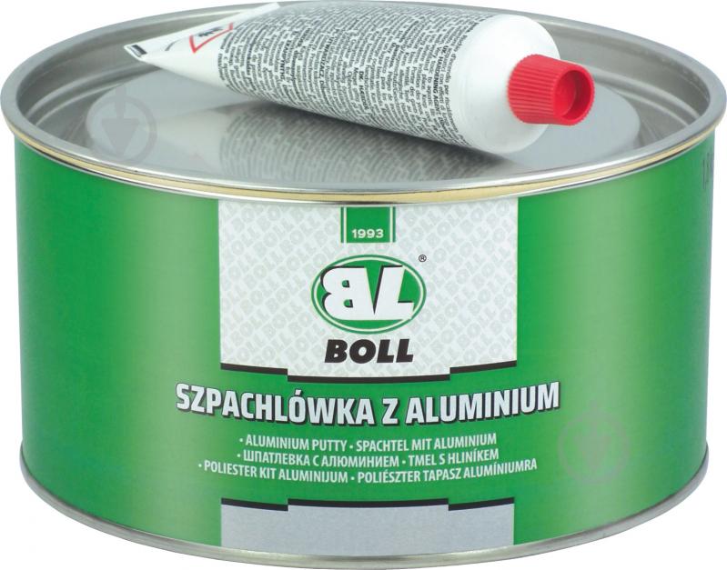 Шпаклівка з пилом алюмінію срібляста BOLL 1,8 кг - фото 1