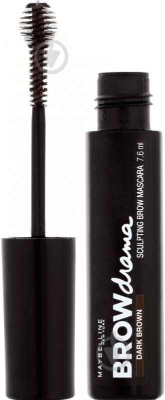 Тушь для бровей Maybelline New York Brow Drama Sculpting Brow Mascara темно-коричневий 7,6 мл - фото 4