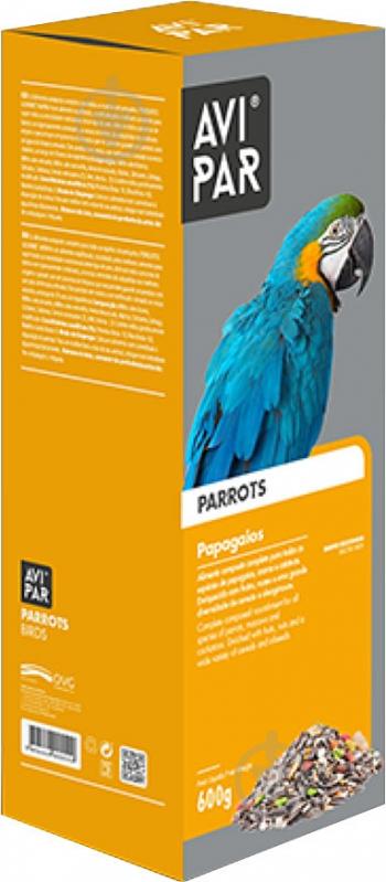 Корм Avipar Parrots Premium для великих папуг 600 г - фото 1