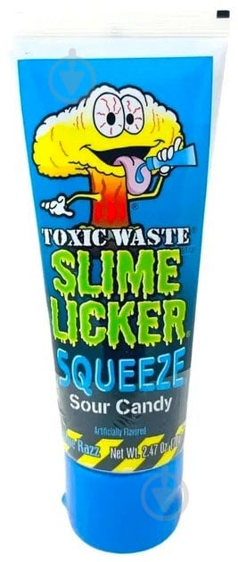 Конфета Toxic Waste Slime Licker Squeeze жидкая 70 г - фото 1 Конфета Toxic Waste Slime Licker Squeeze жидкая 70 г - фото 1
