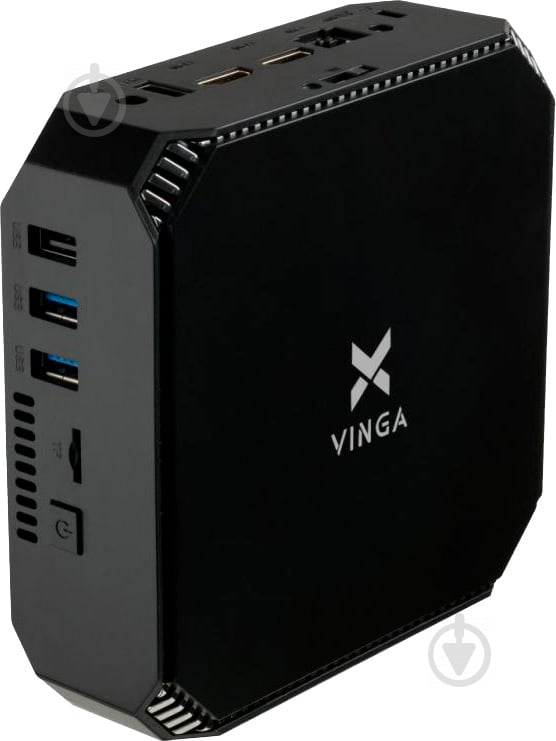 Неттоп Vinga Mini PC V500 (V500J4125.4120WP) black - фото 3