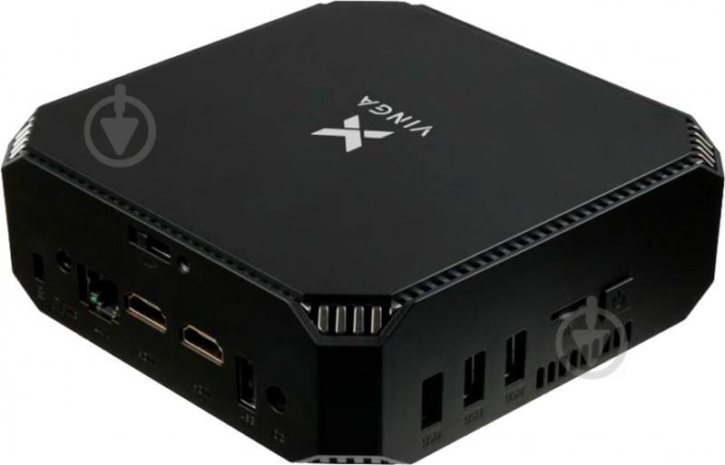 Неттоп Vinga Mini PC V500 (V500J4125.4120WP) black - фото 2