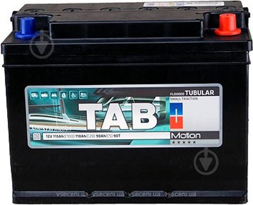 Аккумулятор автомобильный TAB MOTION FLOODED TUBULAR 110Ah 510A 12V «+» справа (122812) - фото 1