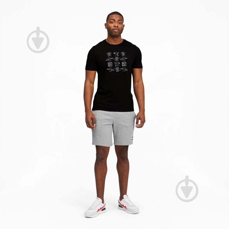 Футболка Puma ELEVATE GRAPHIC TEE 53107401 р.S черный - фото 3