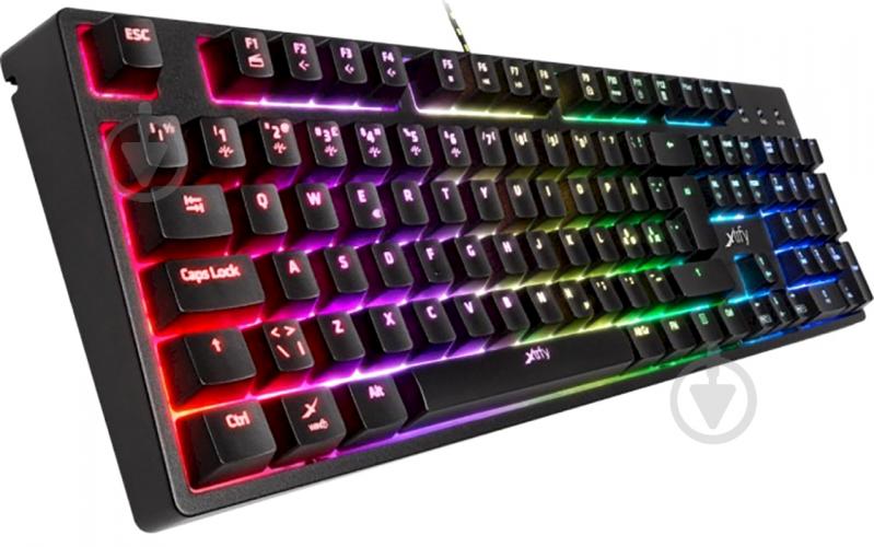 Клавиатура Xtrfy K3 Semi Mech RGB UA (XG-K3-RGB-UKR) black - фото 2